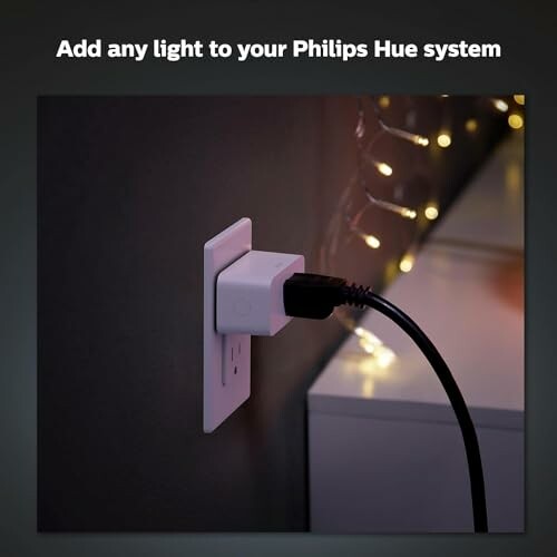 Philips Hue Smart Plug in use with various lights