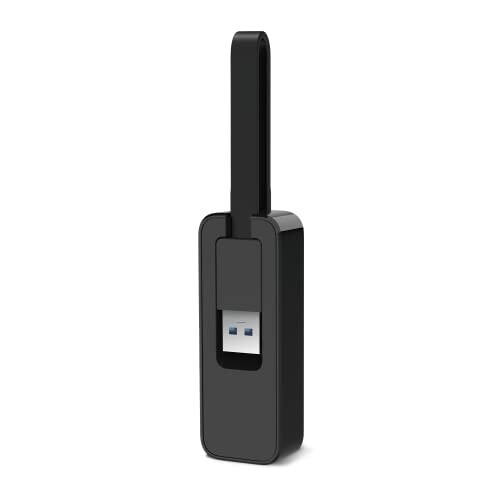 Black USB WiFi adapter with cap.