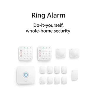 Ring Alarm do-it-yourself home security kit components displayed.