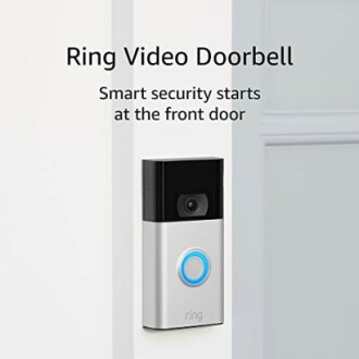 Ring Video Doorbell installed on a wall