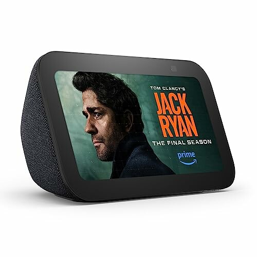 Smart display showing Jack Ryan series promotion